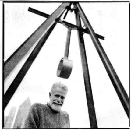  Artist Mark di Suvero in 2002 when the sculpture was installed. (DMN archives)
