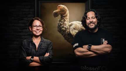 Beth Shapiro, lead paleogeneticist, and Ben Lamm, Colossal Biosciences co-founder and CEO.