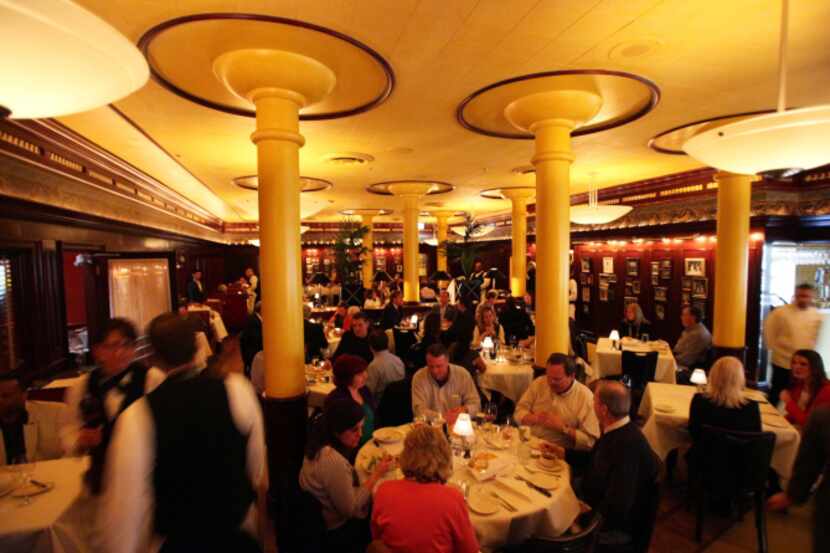 At Pappas Bros. every steak, with the exception of the filets, is dry-aged. The dining room...
