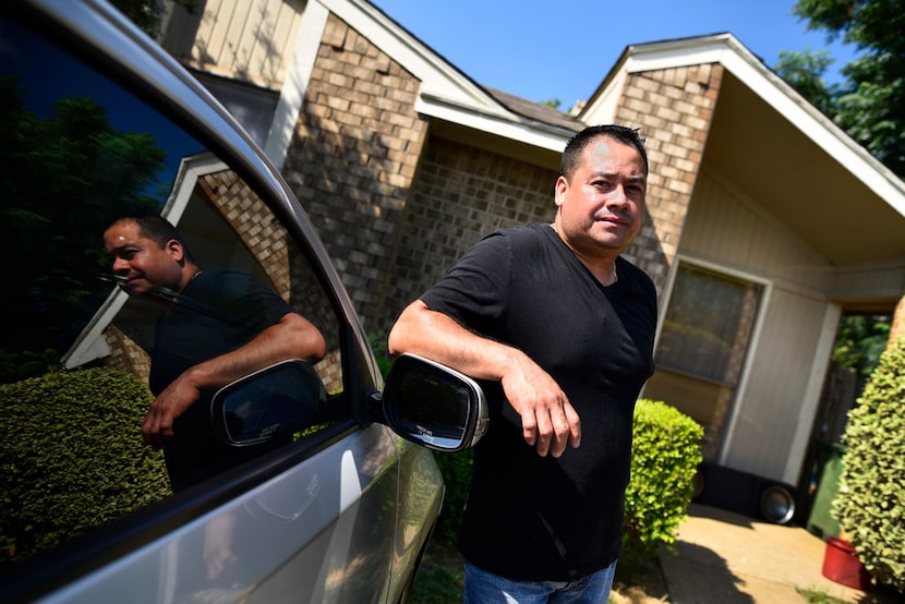 Leonardo Alvarez, 38, outside of his home in Arlington, Monday morning, May 28, 2018....