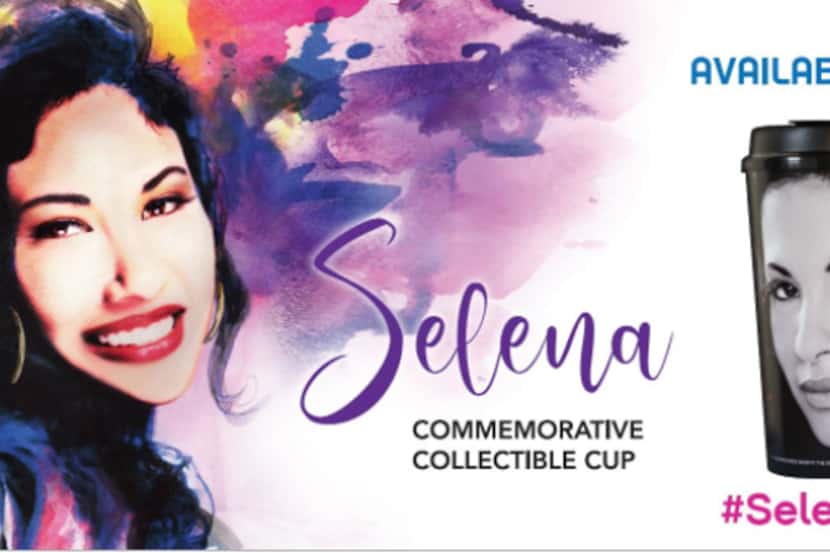 Ahora también se pueden conseguir vasos de colección de Selena Quintanilla. 
