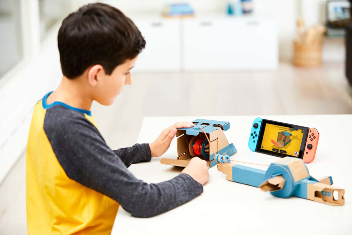 The Toy-Con Fishing Rod is included as part of
the Nintendo Labo Variety Kit. Nintendo...