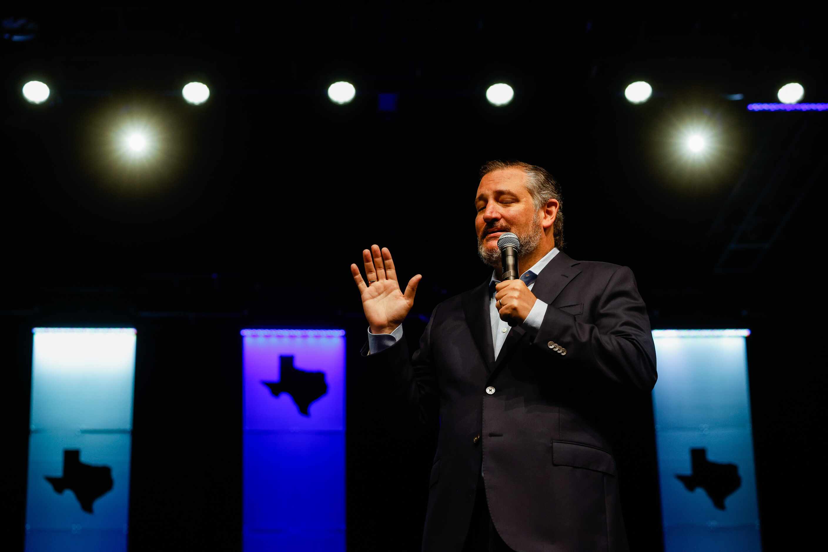 United States senator for Texas Ted Cruz during a general meeting as part of the 2022...