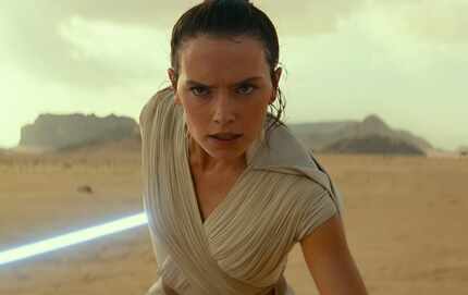 Daisy Ridley en The Rise of Skywalker.