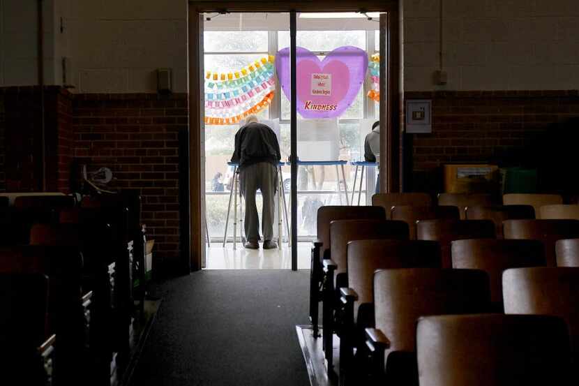 
Election Day in the Texas primary is March 1. Early voting is Feb. 16-26.
