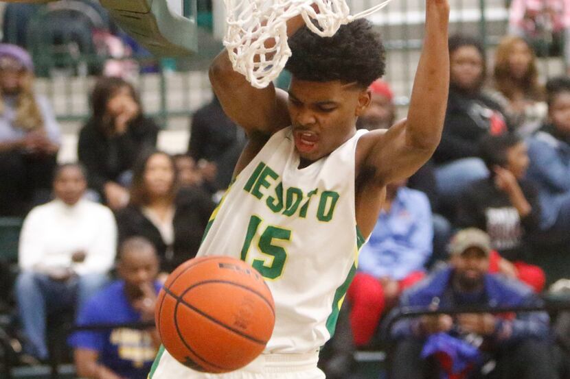 SMU signee Feron Hunt of DeSoto will be among the Dallas-area stars playing in the Faith 7...