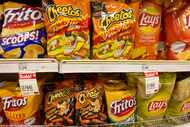 Plano-based snack food brand Frito-Lay snacks on the shelf at a Super Target in Lewisville,...