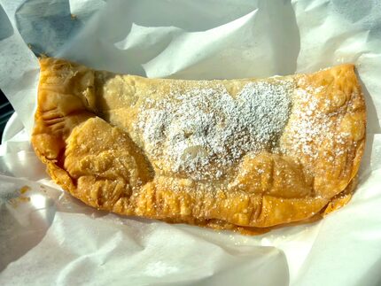 Fried chocolate pie at Blues Burgers