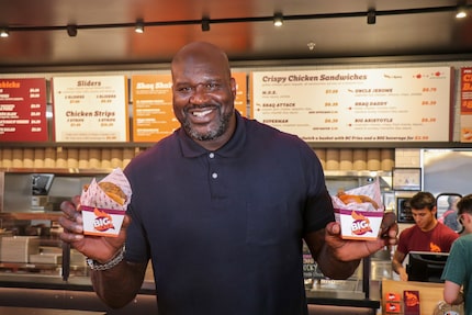 Shaquille O'Neal's chicken restaurant Big Chicken opens in September 2024 in North Texas.