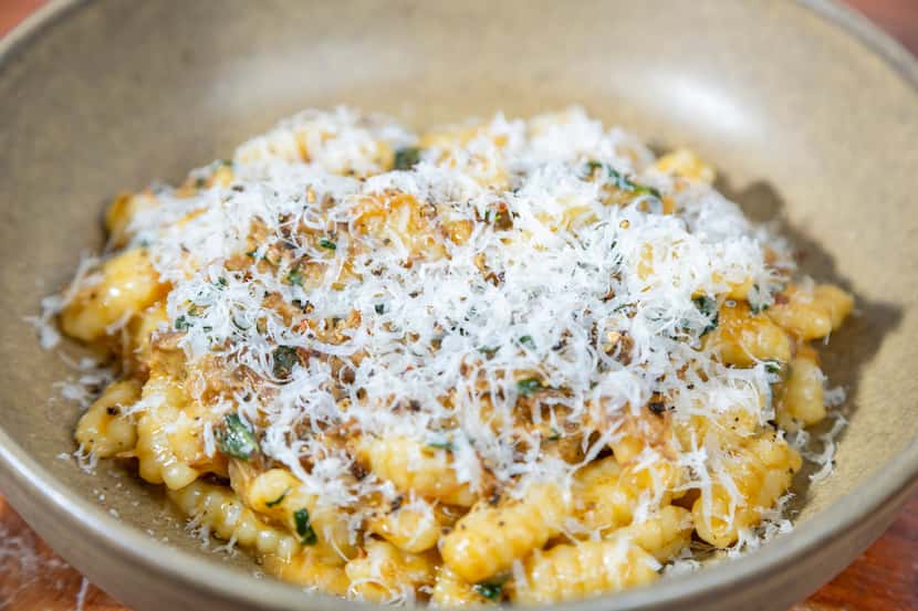 Osteria il Muro has a changing menu, but you'll always find fresh pasta dishes like this one...