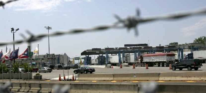  Motorists enter the United States from Canada at the border at the Peace Bridge in Buffalo,...