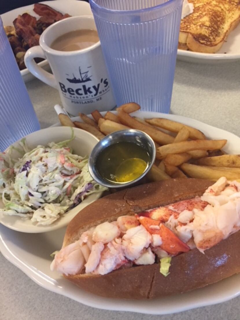 Becky's in Portland, Maine stuffs its lobster rolls -- pardon the pun -- to the gills with...