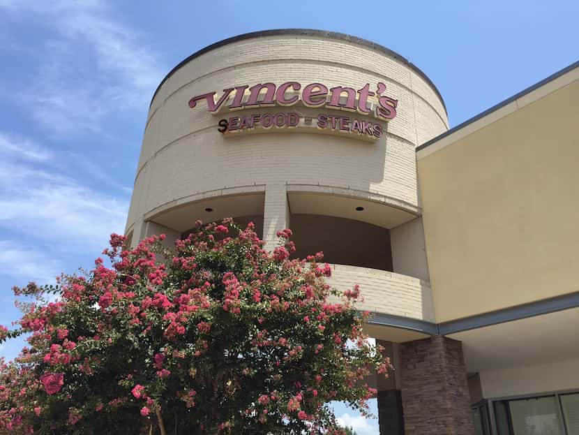 
Vincent’s Seafood at the northeast corner of Preston and Park in Plano will close on Aug....