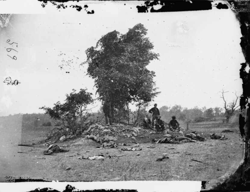 Dead on the battlefield at Antietam, Maryland, September 1862.