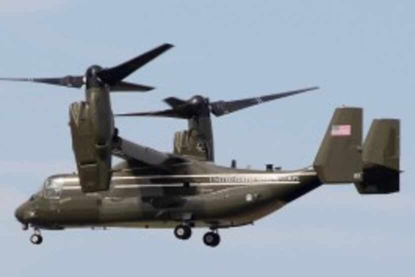 Bell Helicopter, in partnership with the Boeing Corp., has built about 240 V-22 Ospreys for...