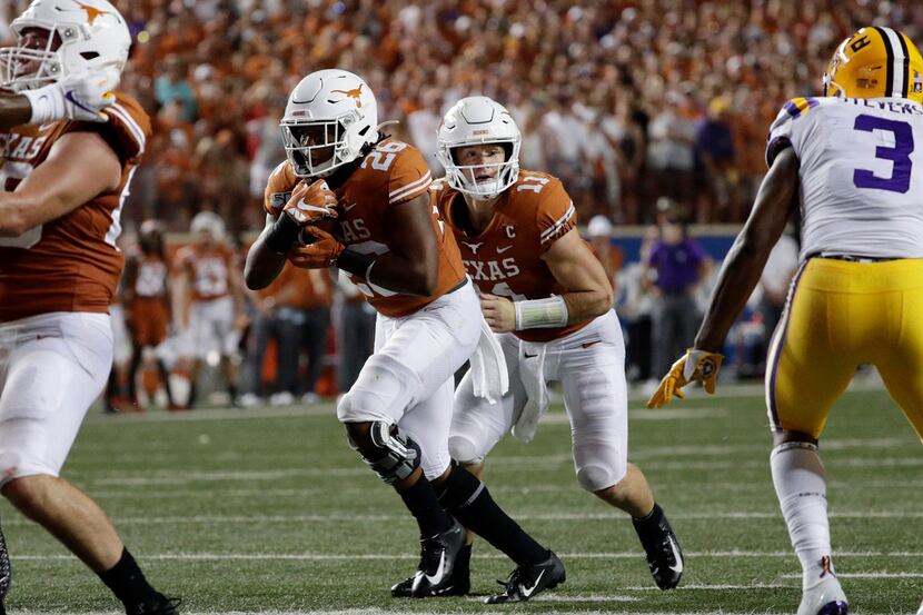 Texas running back Keaontay Ingram (26) during the second half of an NCAA college football...