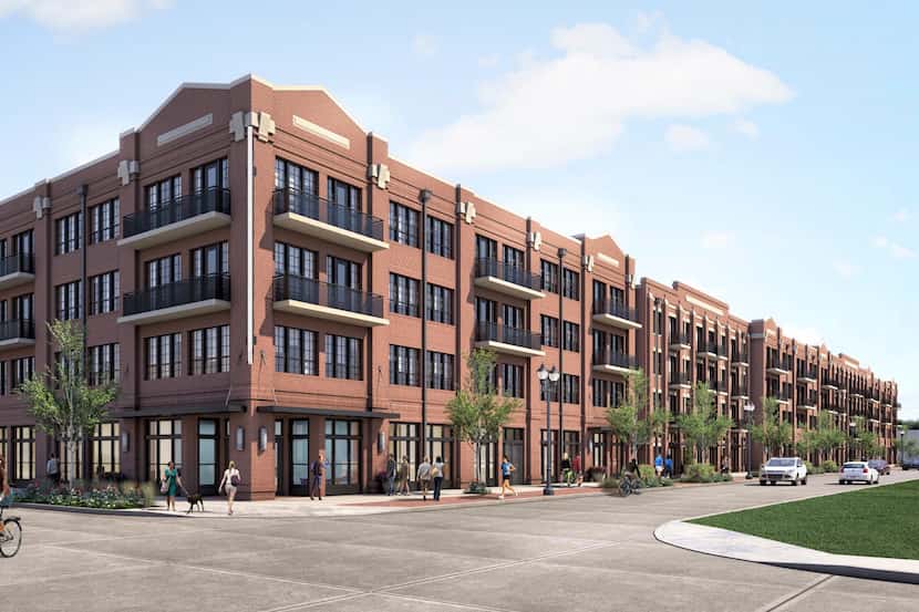 B/K Multifamily and Toll Brothers are building the Frisco Square project.