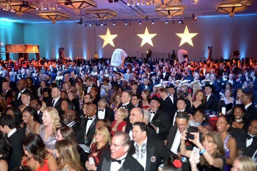 The Texas State Society's "Black Tie and Boots" ball in 2013. (Jonathan Newton/Washington Post)