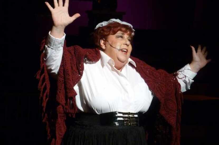 Cindy Kahn performs in "All Aboard for Broadway," at Garland Civic Theatre, through May 4,...