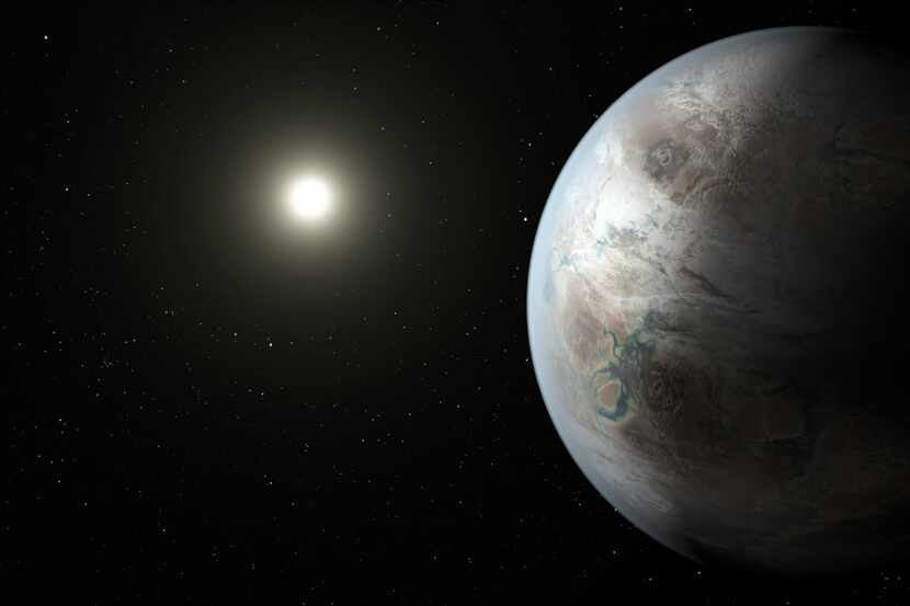 Una representación de un posible planeta recién descubierto. CORTESIA NASA.
