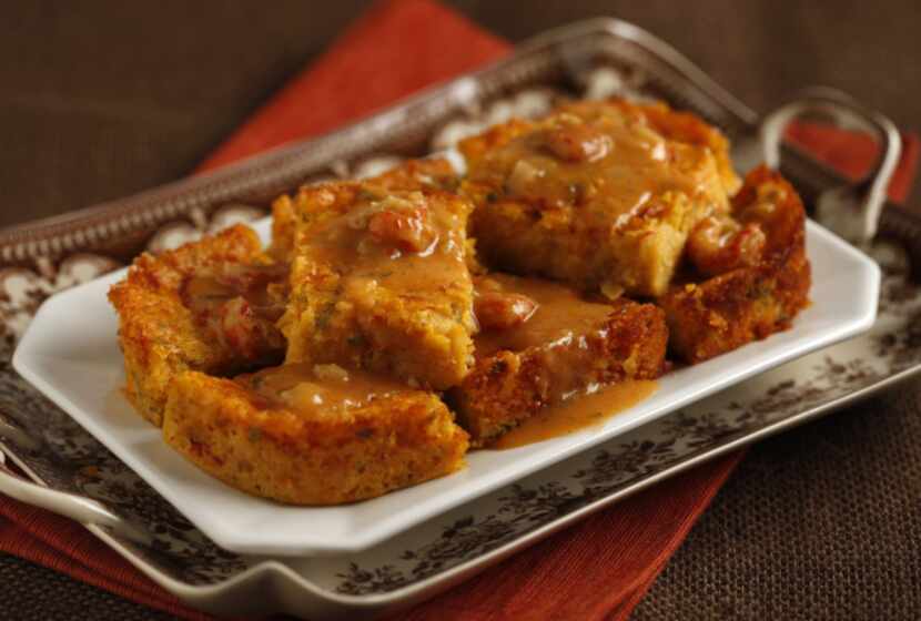 The Cajun Turkey Co.’s assortment of sides includes crawfish corn bread with etouffee to...