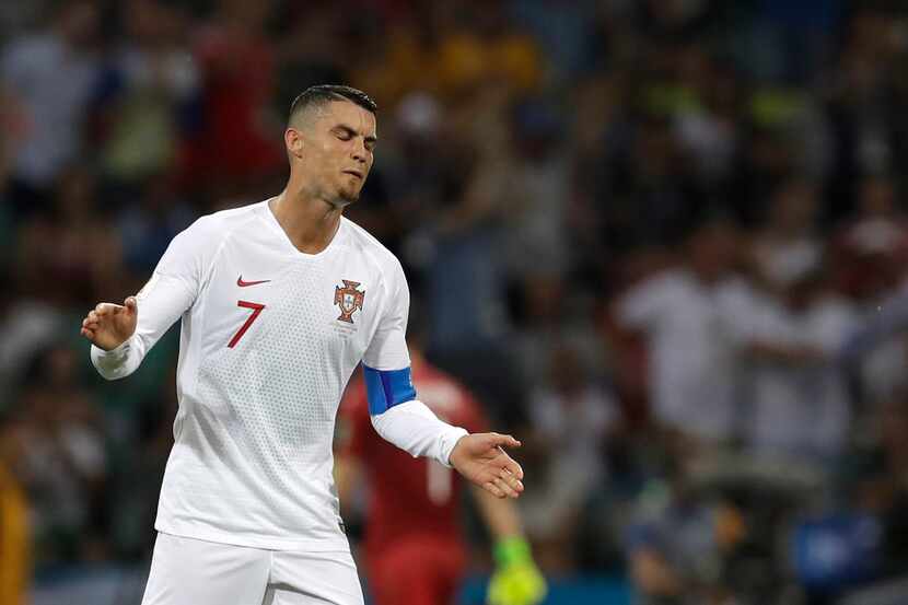Cristiano Ronaldo y la selección de Portugal cayeron ante Uruguay en octavos de final del...