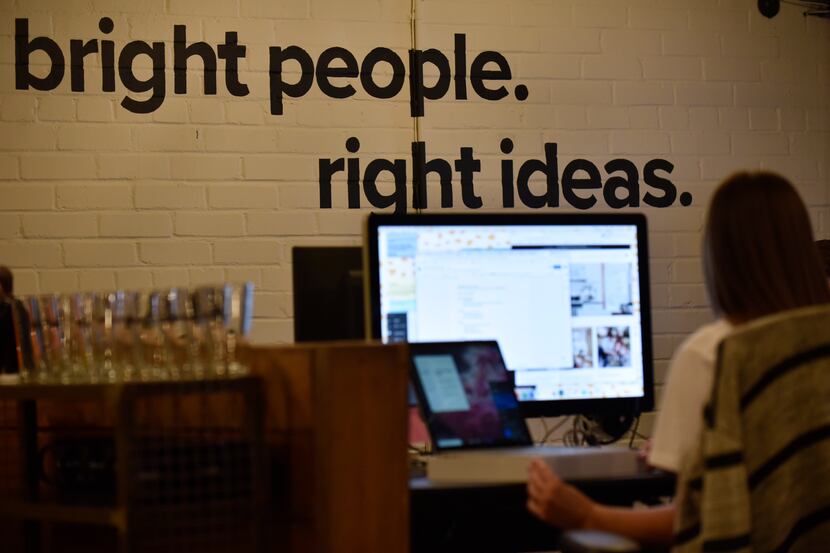 A sign at Embark in Deep Ellum sums up what makes the company tick.