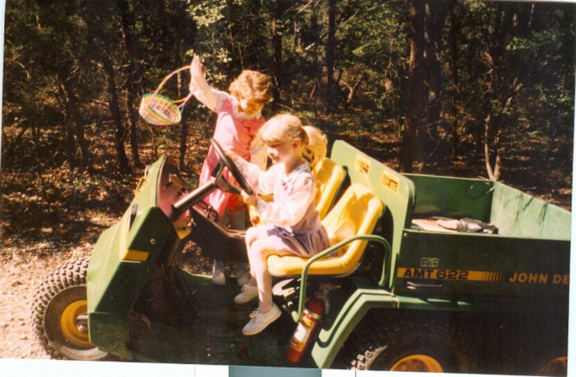 Anna (right) and Amber Hennlich grew up at Camp Ellowi, where their father took a job as...