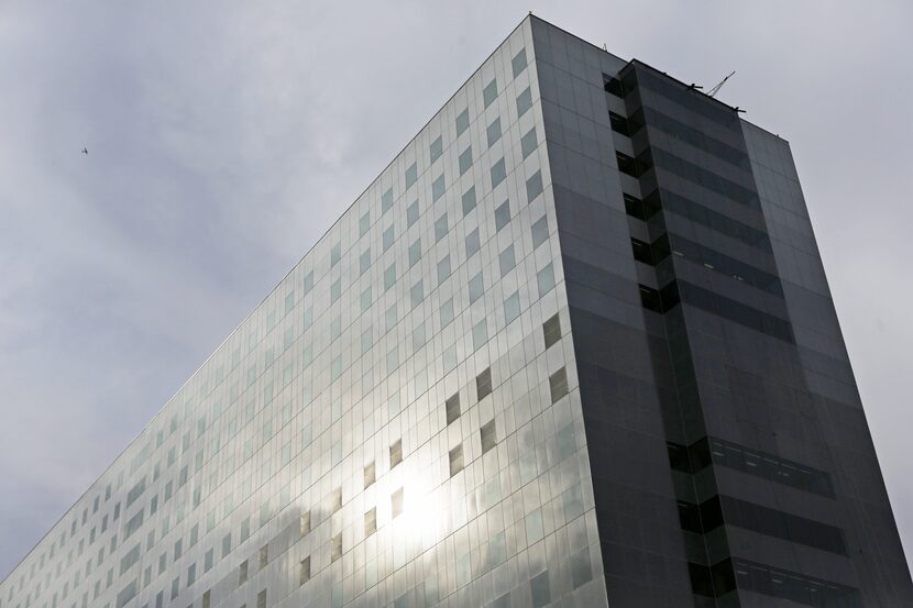 Construction continues on the new building at Parkland Memorial Hospital.