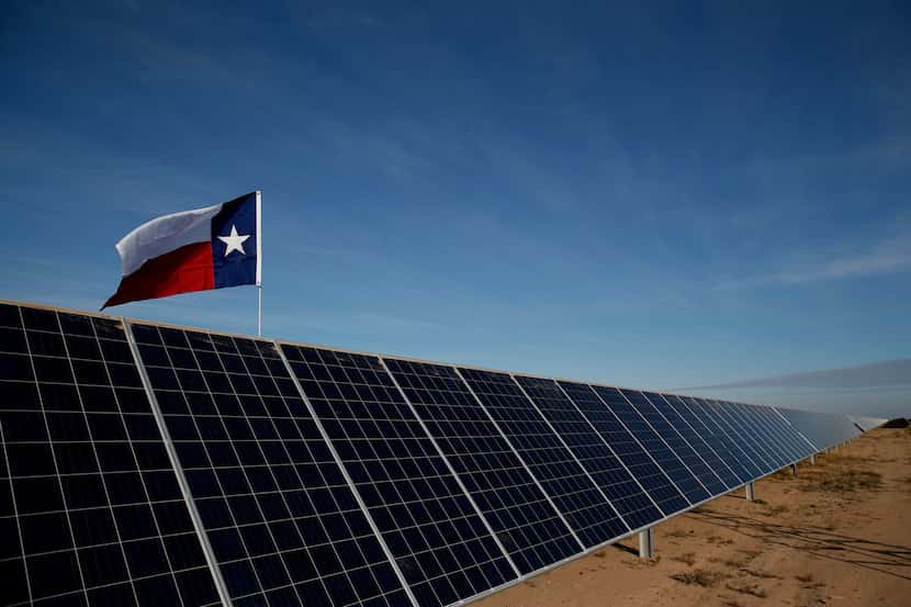 Recurrent Energy developed the Roserock Solar Facility (above) in Pecos County. The company...