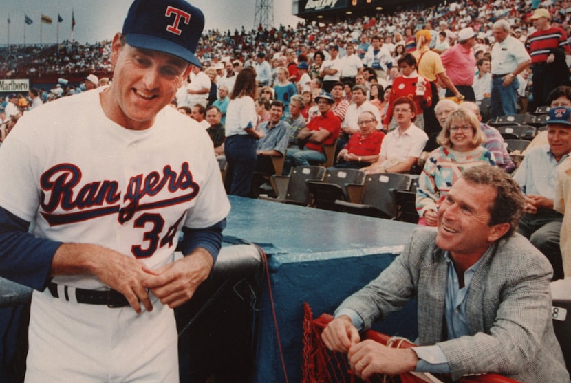 Photographer David Woo captured this photo of future president George W. Bush (right)...