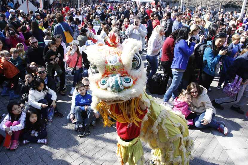 

The dragon dance was a highlight of the Chinese New Year Festival on Saturday in downtown...