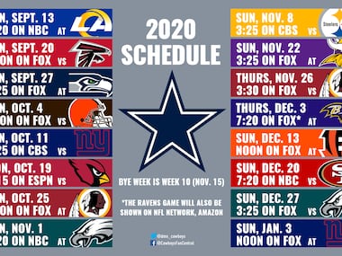dallas cowboys upcoming football schedule