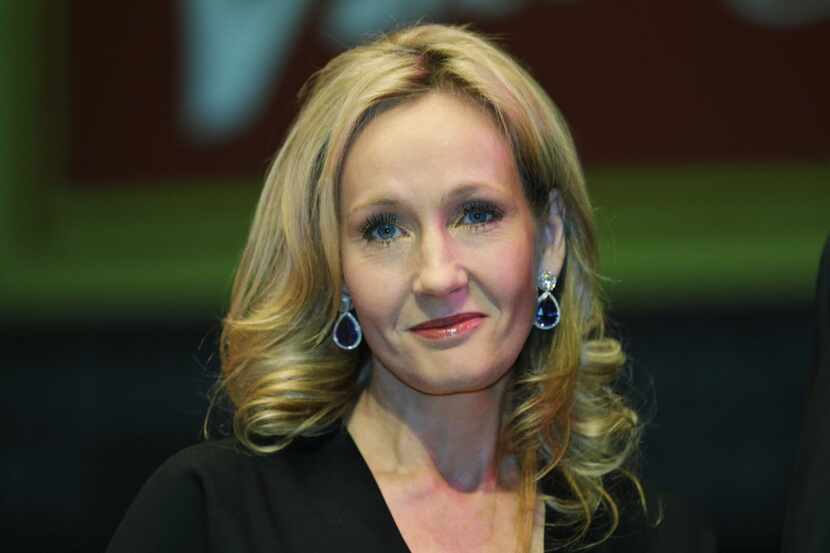 FILE - In this Thursday, Sept. 27, 2012 file photo, British author J.K. Rowling poses for...