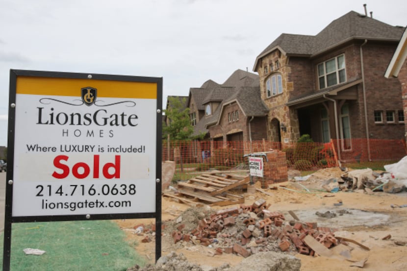 North Texas new home sales were up about 14 percent in the third quarter, a smaller increase...