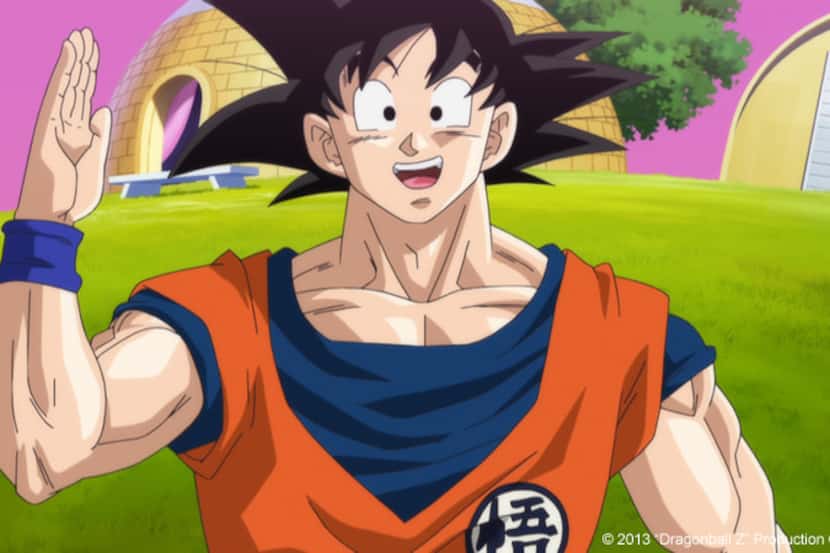 The Saiyan warrior Goku from 'Dragon Ball Z.'