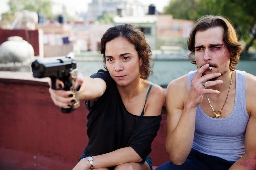 Alice Braga as Teresa Mendoza and Jon Ecker as Guero in Queen of the South. (Benedicte...