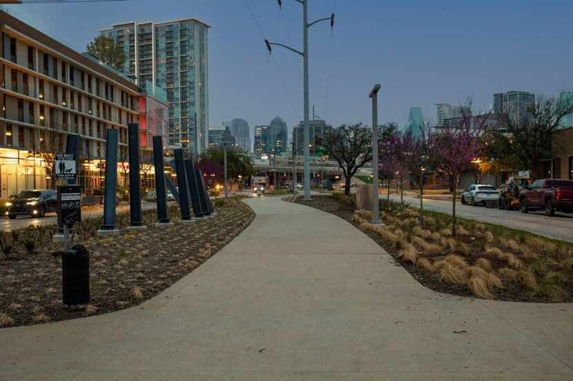 The Hi Line connector pictured here is set to open in May. It's an urban trail that will...