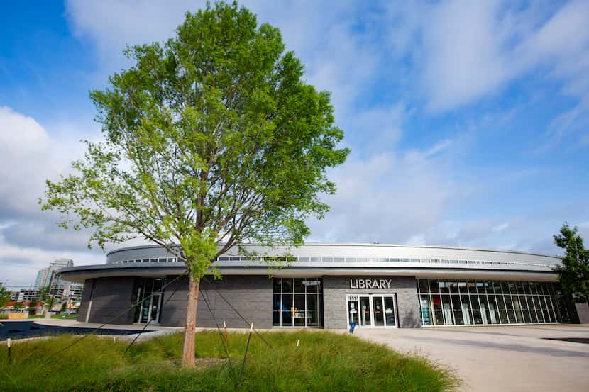 The new Vickery Park Branch Library’s thoughtful modern design shows off clean lines and a...