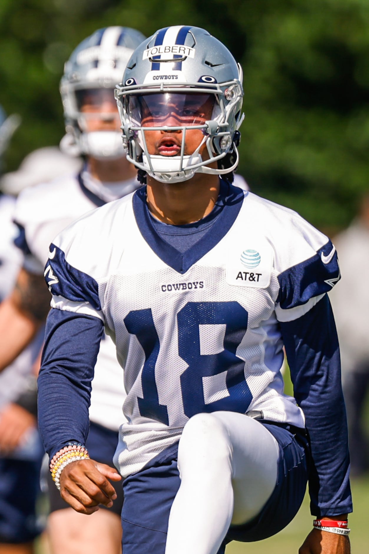 Photos: Getting separation! T.J. Vasher battles with DaRon Bland at Cowboys  rookie minicamp