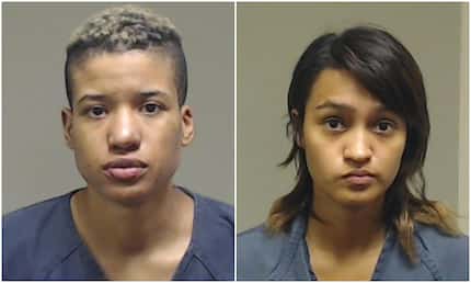 Cynthia Wingate (left) and Carmen Moreno face capital murder charges in the stabbing deaths...