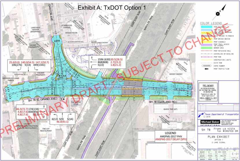 The Lakewood group favors Option 1 for the rebuild, saying that traffic diverted onto Gaston...