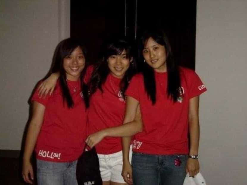 From left: Jennifer Moon, Diana Kim and Cindy Cho. The three childhood friends met at Korean...