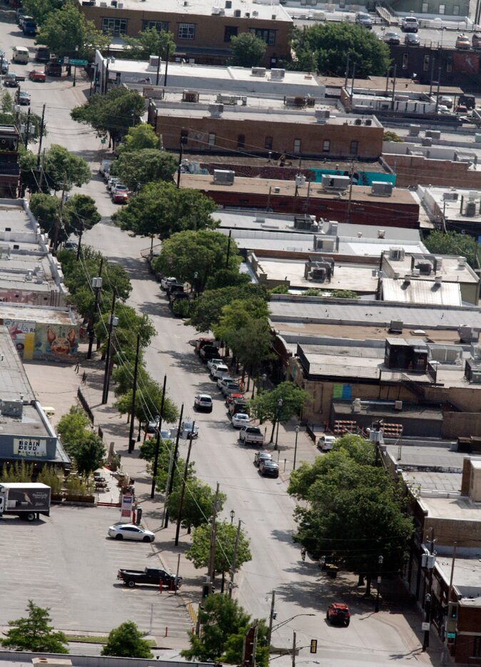 Main St. looking east in Deep Ellum