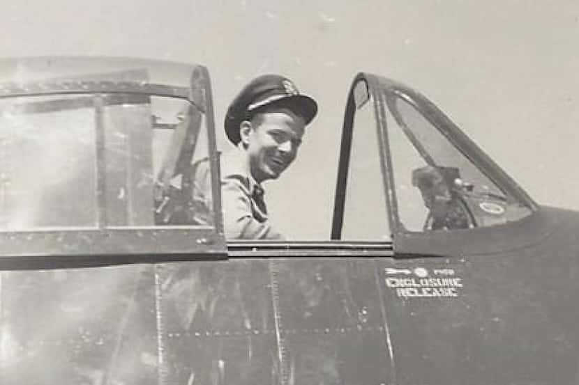 Roy Tedford as a World War II pilot