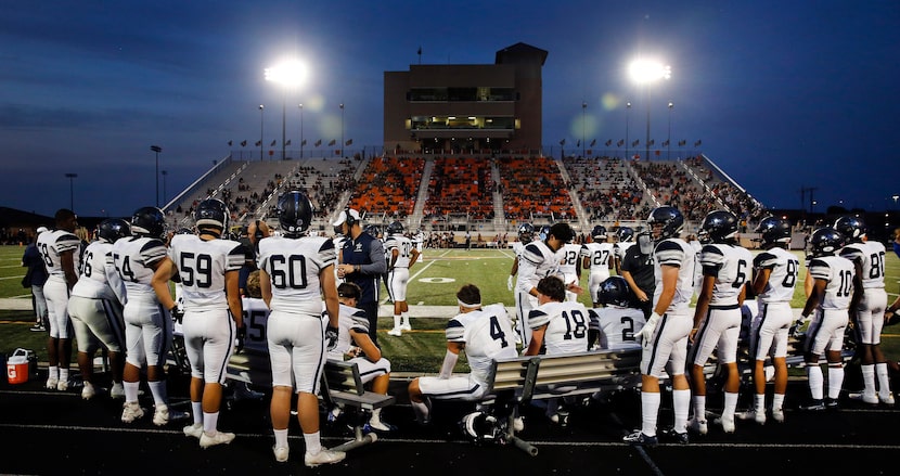 FILE — Bearcat Stadium in Aledo, Texas.