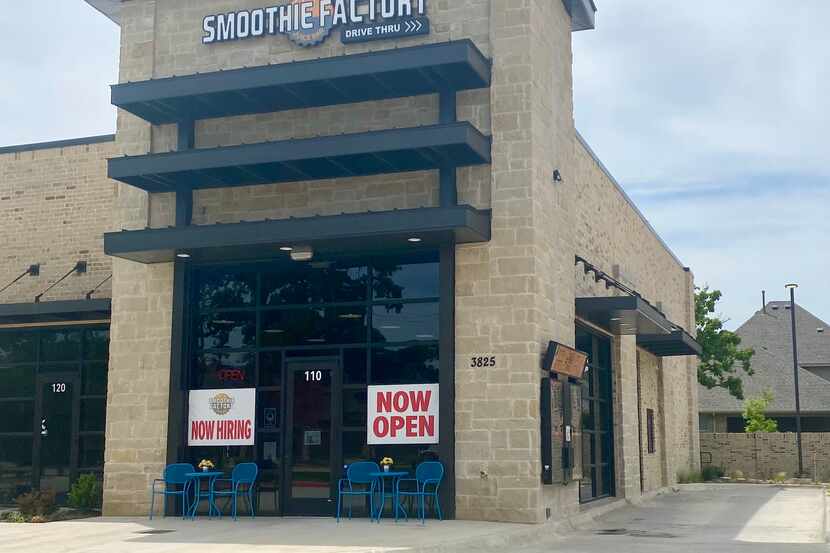 A drive-through Smoothie Factory has opened in Colleyville.