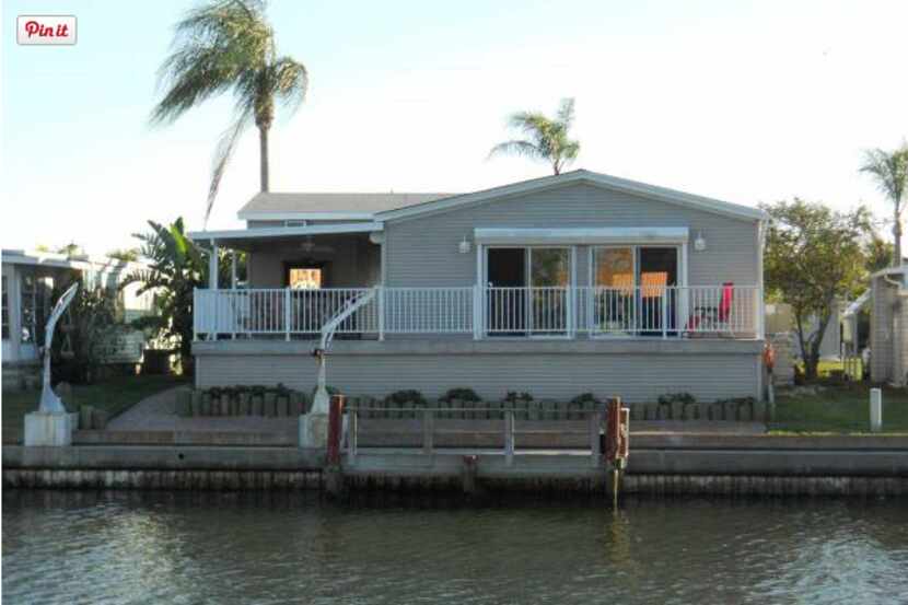 A manufactured-home community on a canal on the Florida Gulf Coast is often a popular...