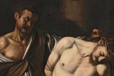 Caravaggio's "The Flagellation of Christ" is among many works from Old Masters on display at...