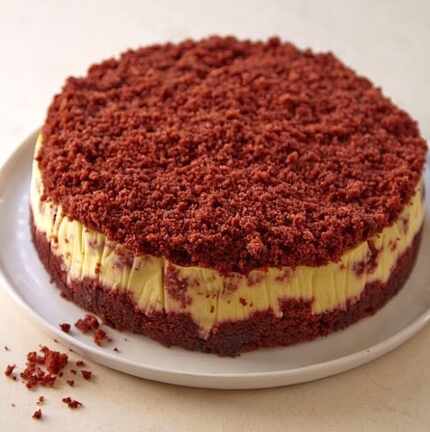 Red velvet cheesecake from Val's